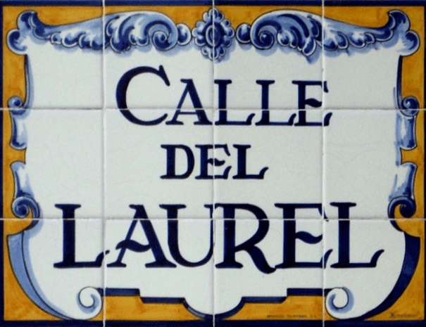 Cartel_calle_Laurel